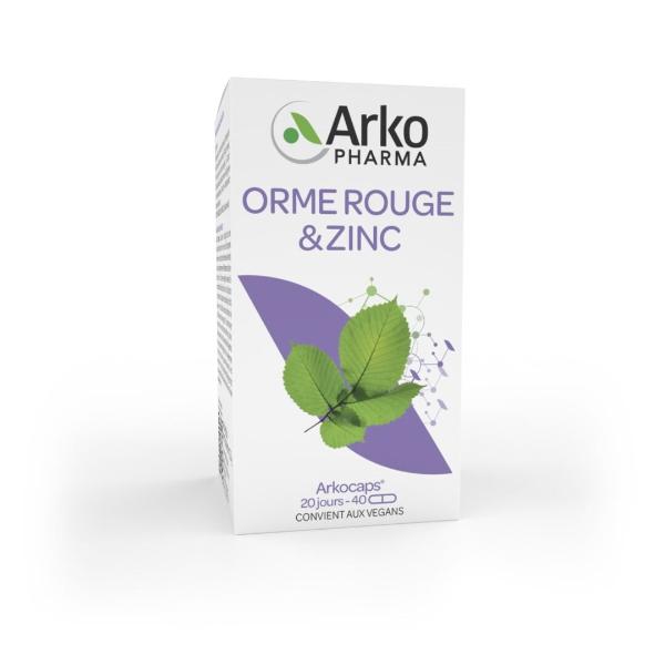 ARKOCAPS Olmo rosso & Zinco Capsule (40 pz)