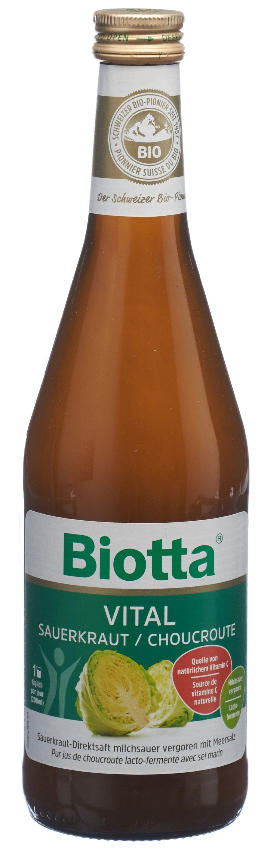 Biotta Vital Sauerkraut Bio (6x500ml)