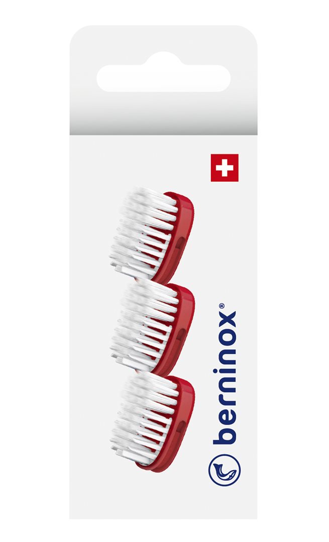 Berninox 316 Testine di ricambio Rosso Corallo super soft (3 pz)
