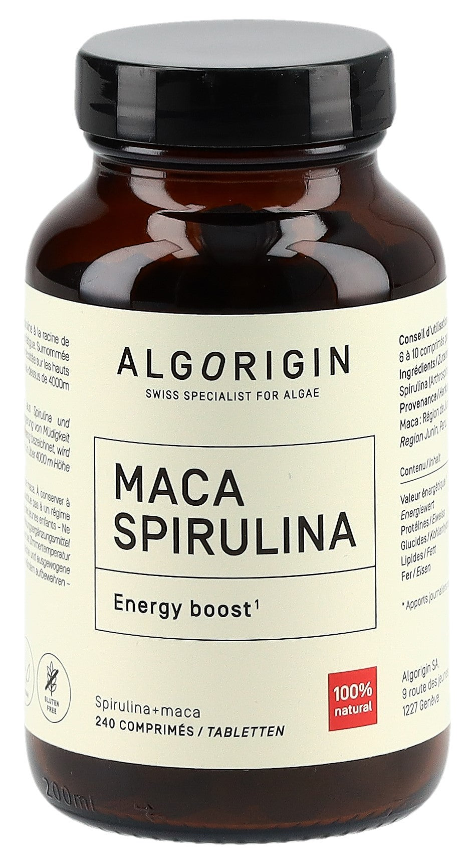 ALGORIGIN Spirulina & Maca Tabletten (240 Stk)