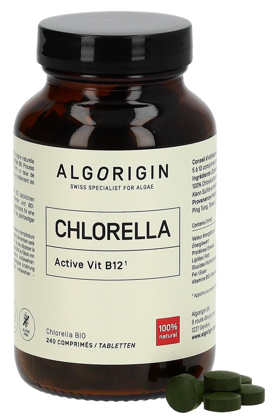 ALGORIGIN Chlorella Tabletten Bio (240 Stk)