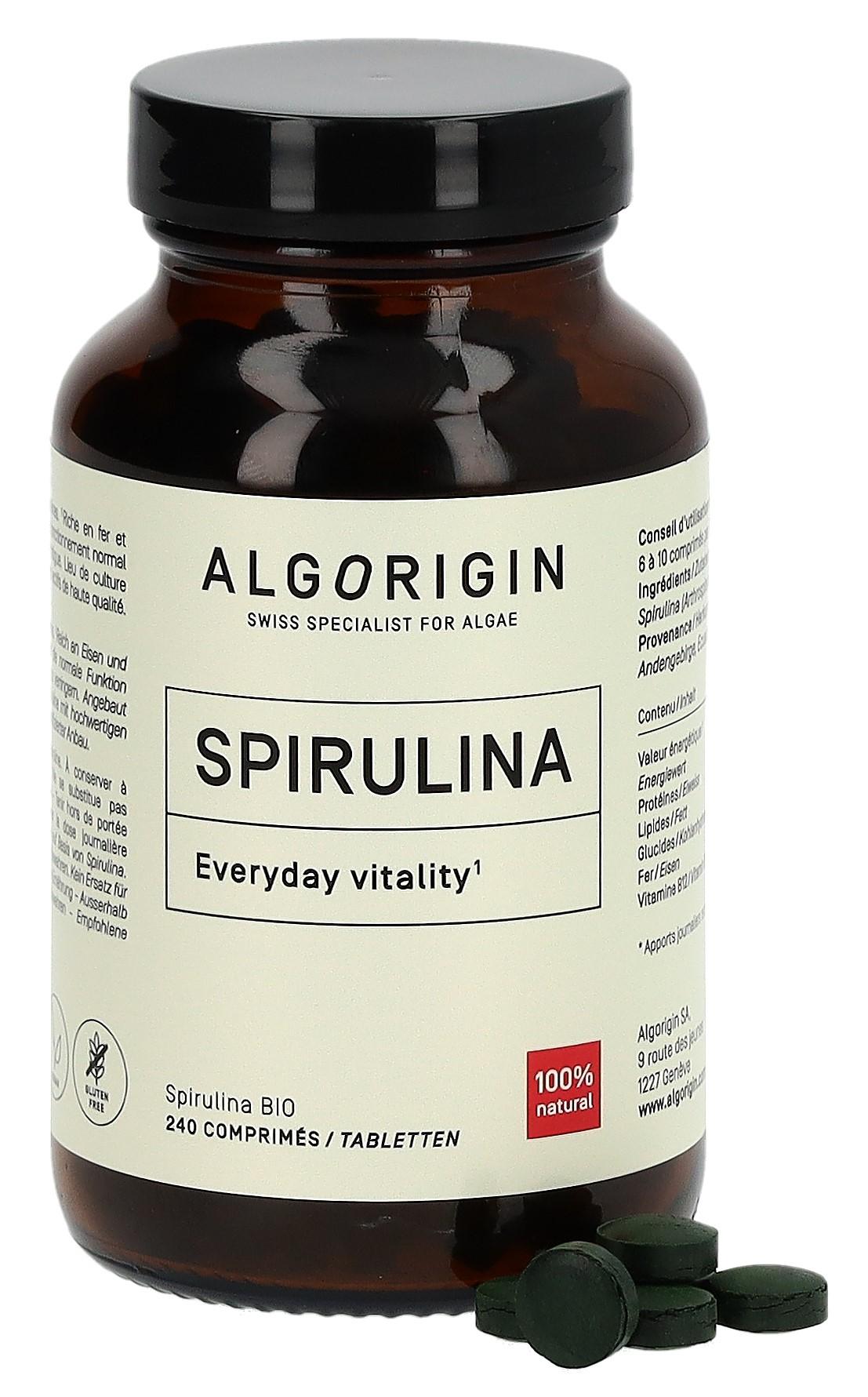 ALGORIGIN Spirulina Tabletten Bio (240 Stk)