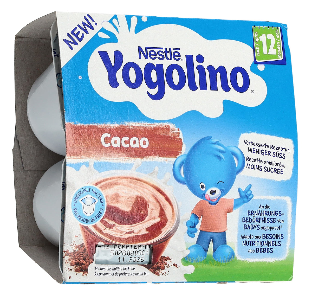 Nestle Yogolino Cacao 12M (4x100g)