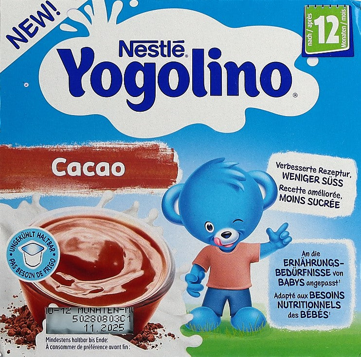 Nestle Yogolino Cacao 12M (4x100g)