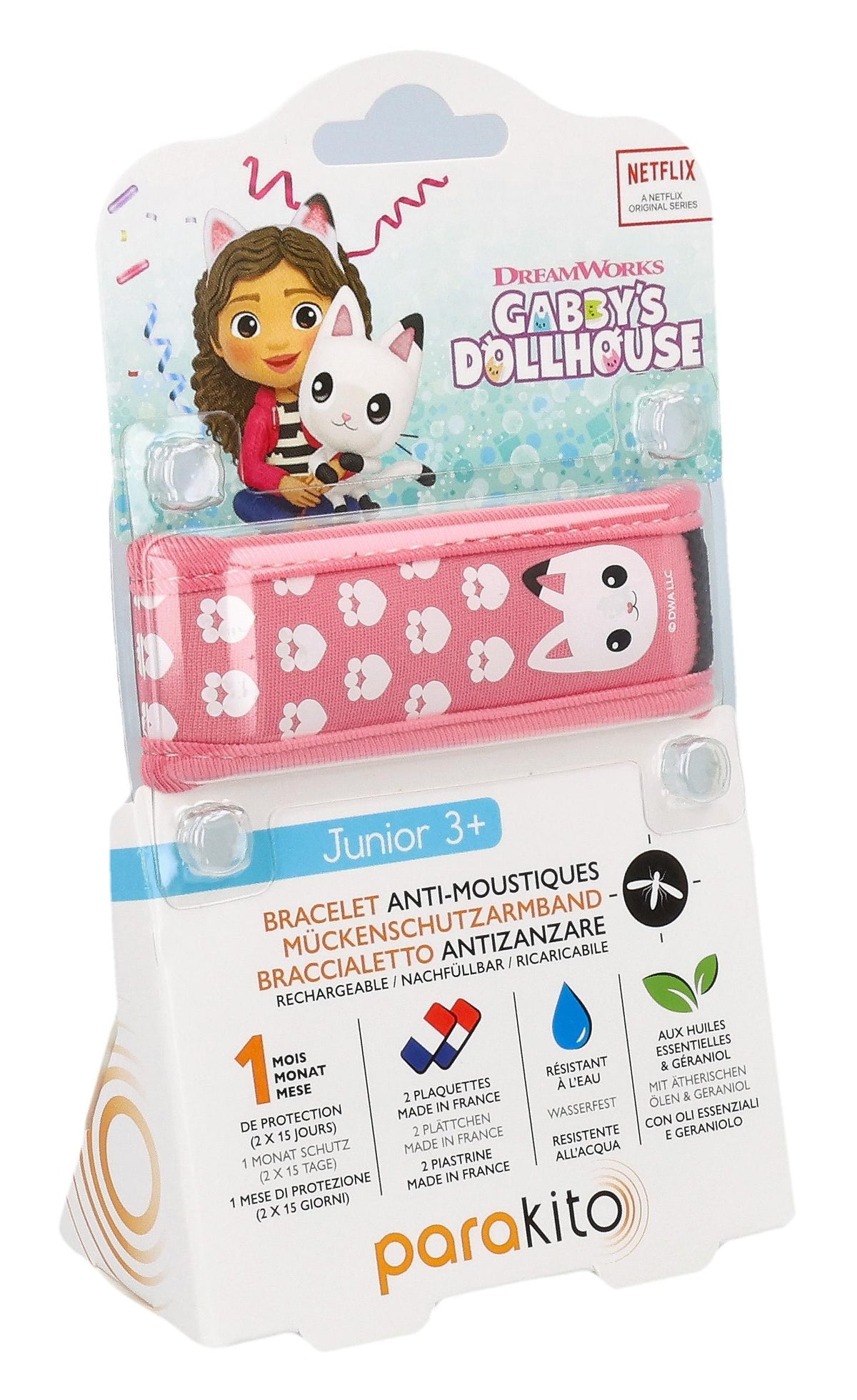 PARAKITO Mückenarmband - JUNIOR Universal Gabby's Dollhouse (1 Stk)