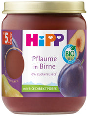 Hipp Plum in Pear Organic Jar (160g)