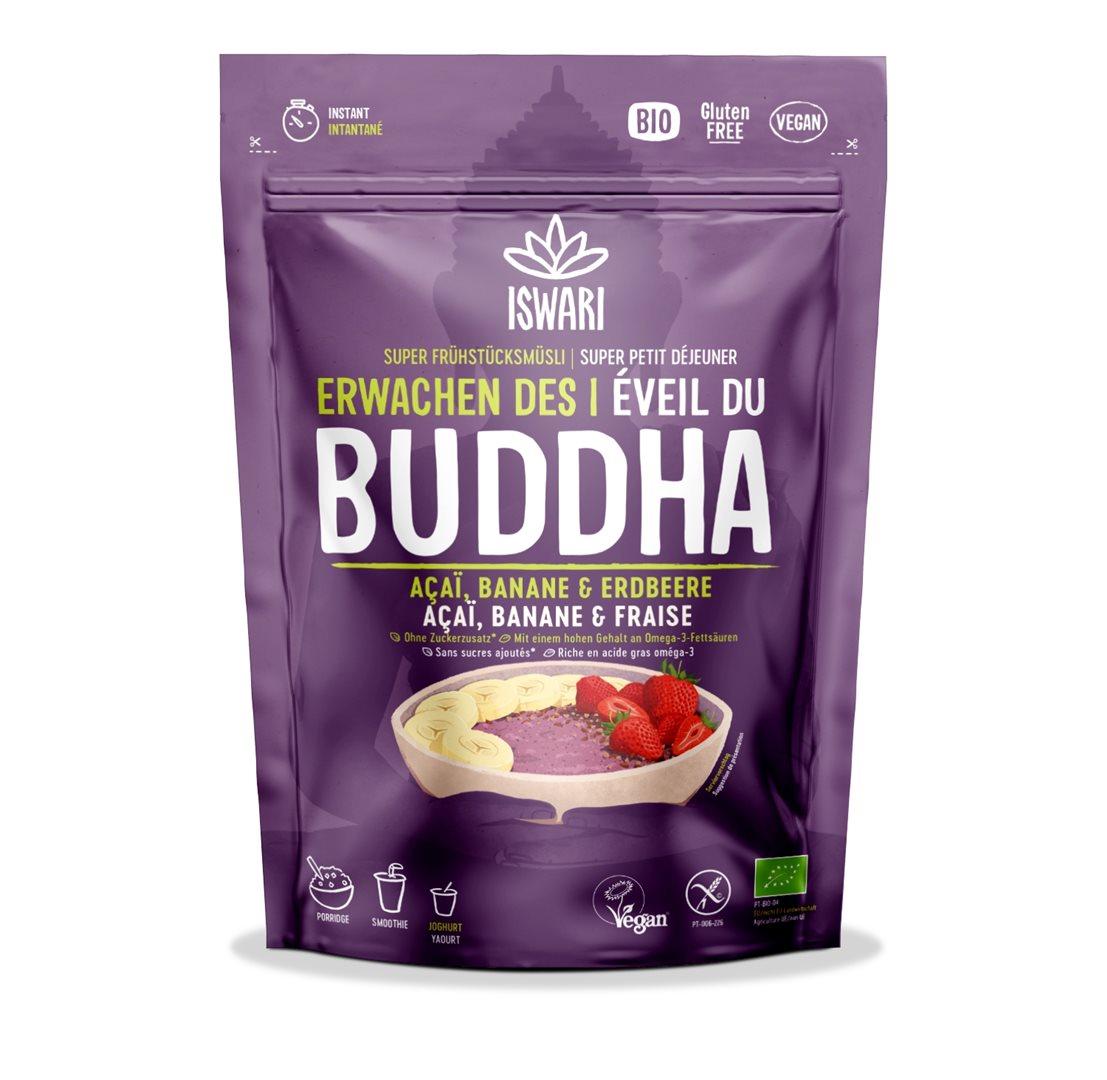 ISWARI Erwachen Buddha Açaï Banane Erdbeere Bio (360g)