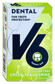 V6 Dental Care Kaugummi Green Tea Jasmin (1 Stk)