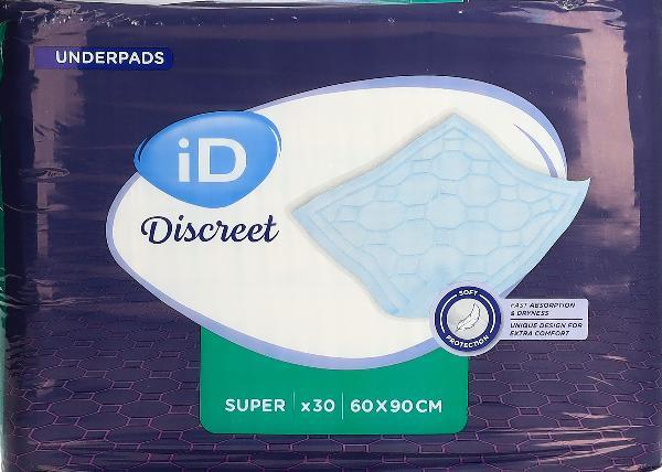 iD Discreet Protection de lit 60x90cm Super (30 pces)