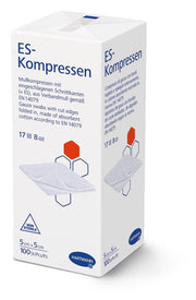 Hartmann ES-Kompressen 5x5cm 8-fach unsteril (100 Stk)