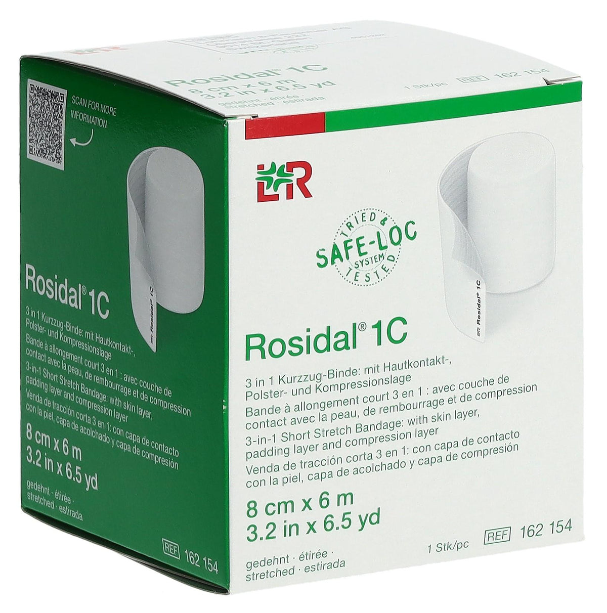 Rosidal 1C Binde 8cm x 6m (1 Stk)