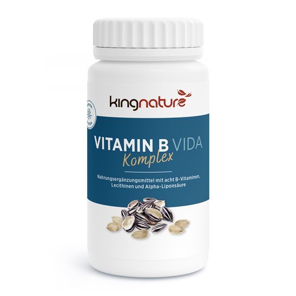 Kingnature Vitamin B Vida Kapseln 375mg (90 Stk)