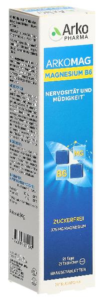 Arkomag Magnesium + B6 Brausetabletten (21 Stk)