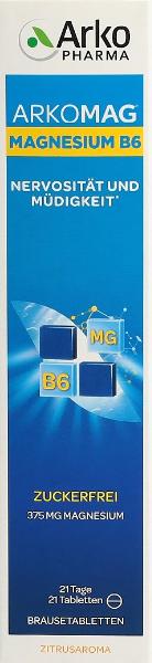 Arkomag Magnesium + B6 Brausetabletten (21 Stk)