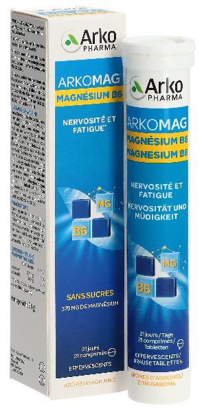 Arkomag Magnesium + B6 Brausetabletten (21 Stk)