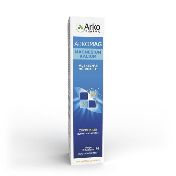 Arkomag Magnesium + Kalium Brausetabletten (18 Stk)