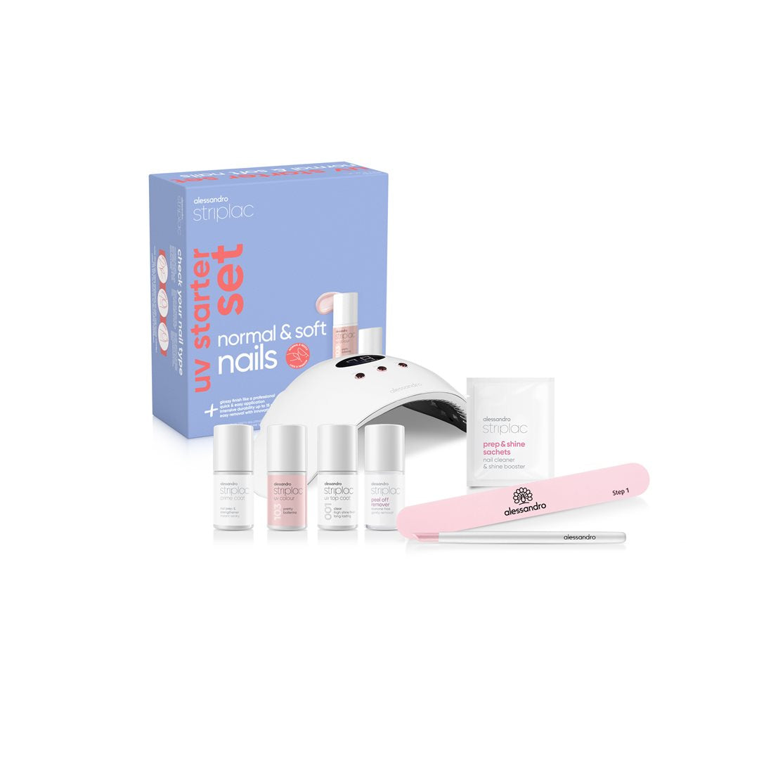 alessandro Striplac Kit de démarrage UV Normal & Soft Nails 1 couleur (1 pc)