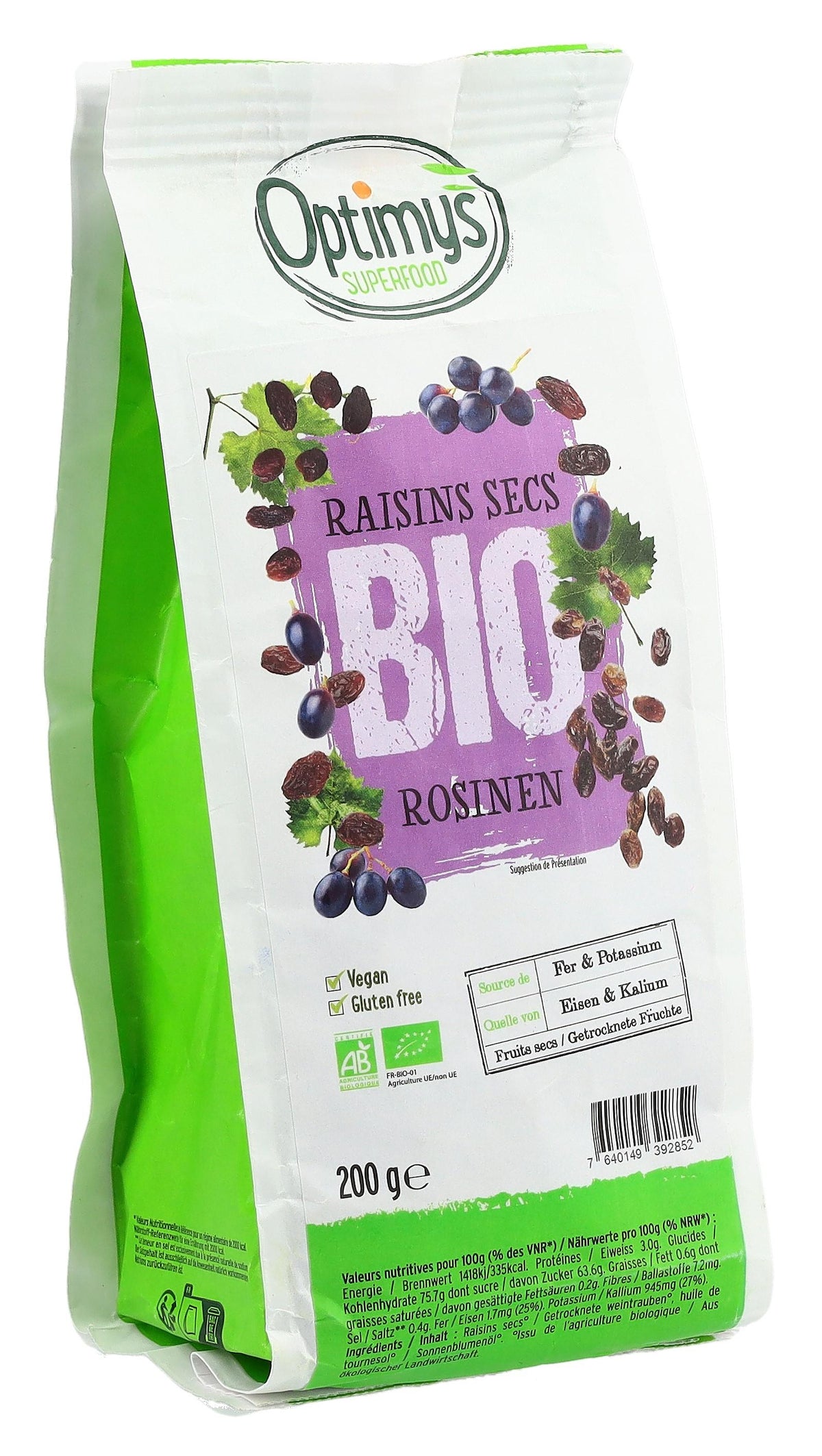 OPTIMYS Rosinen (200g)
