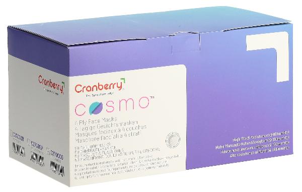 CRANBERRY Cosmo Face Mask 4-ply CB2700GG (50 pcs)