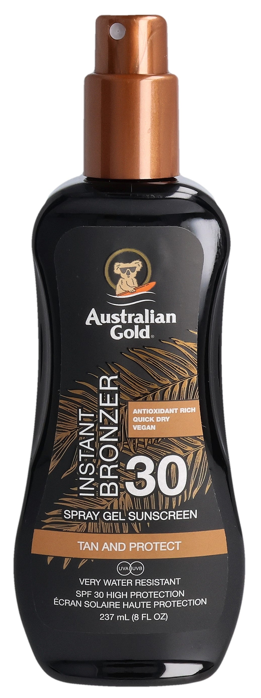 Australian Gold Spray Gel mit Bronzer LSF 30 (237ml)