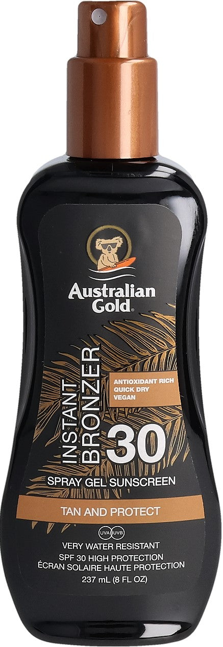Australian Gold Spray Gel mit Bronzer LSF 30 (237ml)