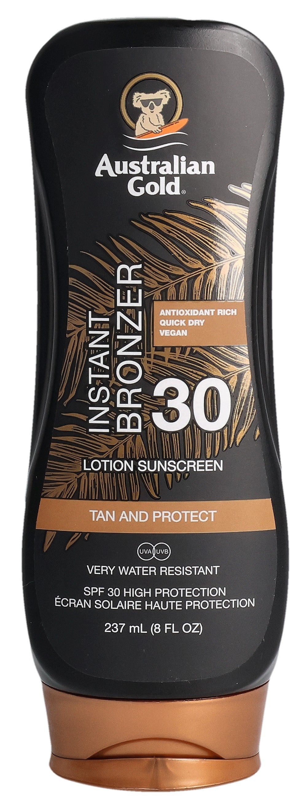 Australian Gold Lozione solare con Bronzer SPF 30 (237ml)