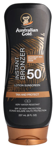 Australian Gold Lotion solaire avec Bronzer SPF 50 (237ml)