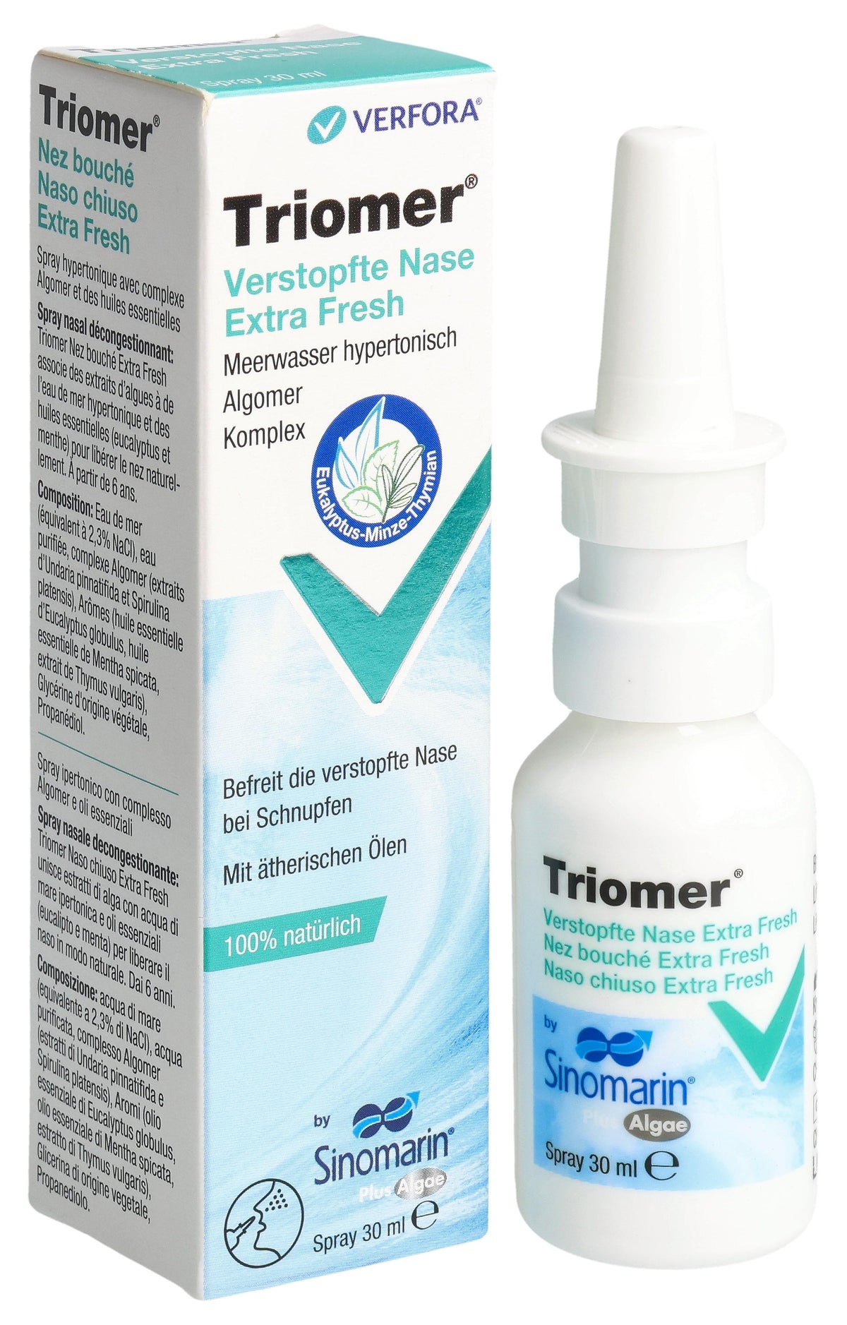 Triomer Verstopfte Nase Extra Fresh Spray (30ml)