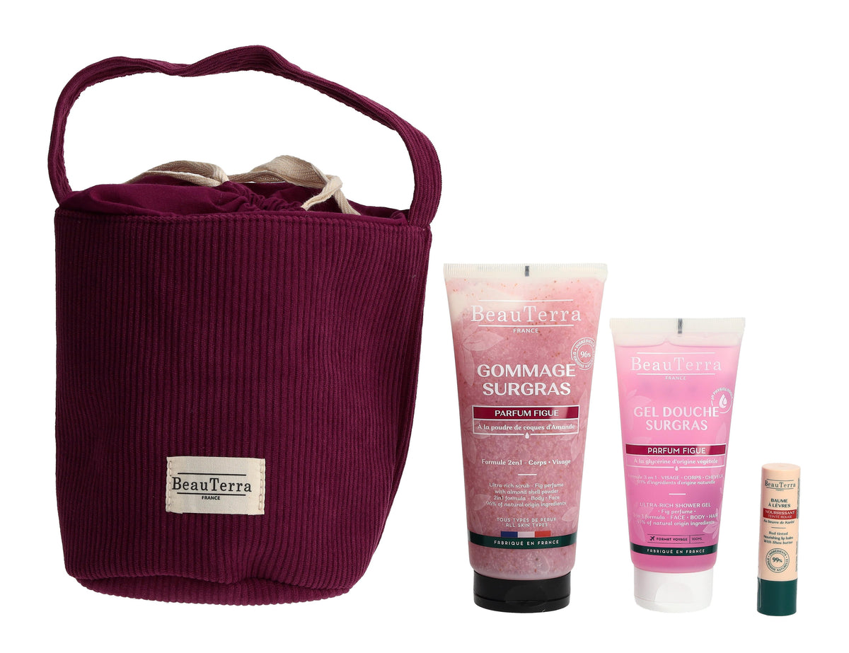 BeauTerra Beauty Bag Ritual fruchtig Feige (3-teilig)