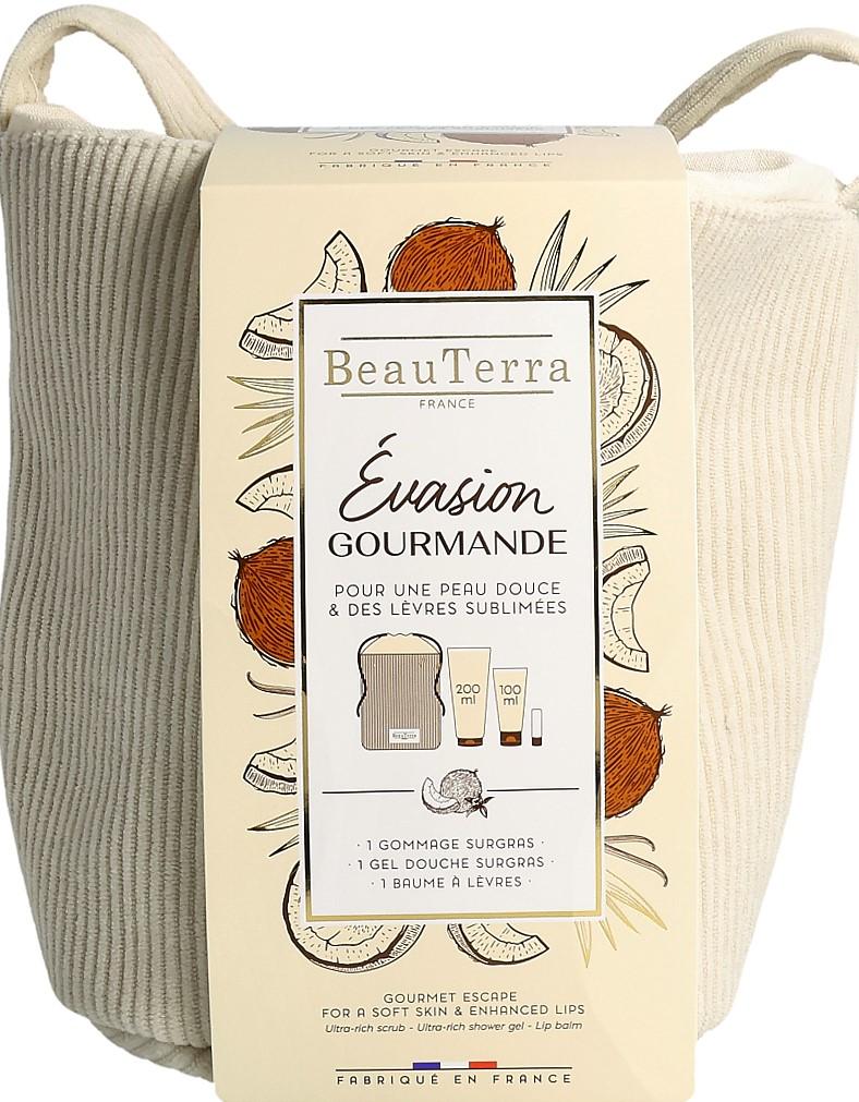 BeauTerra Beauty Bag Rituale goloso Cocco (3 pezzi)