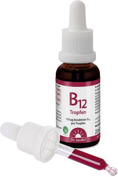 Dr. Jacob's Vitamin B12 Drops 100 mcg (20ml)