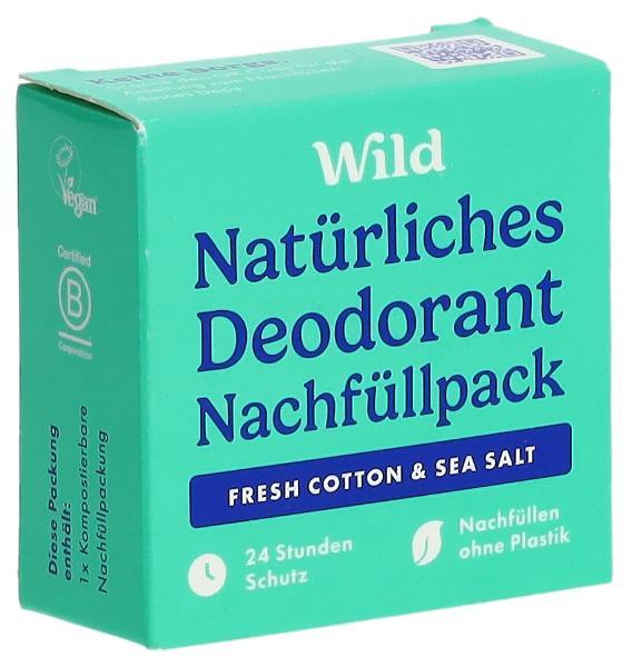 Wild Deodorant Stick Refill Fresh Cotton (40g)