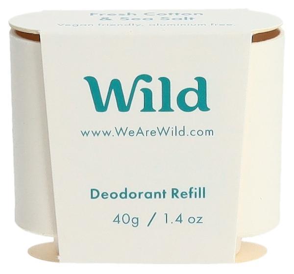 Wild Deodorant Stick Refill Fresh Cotton (40g)