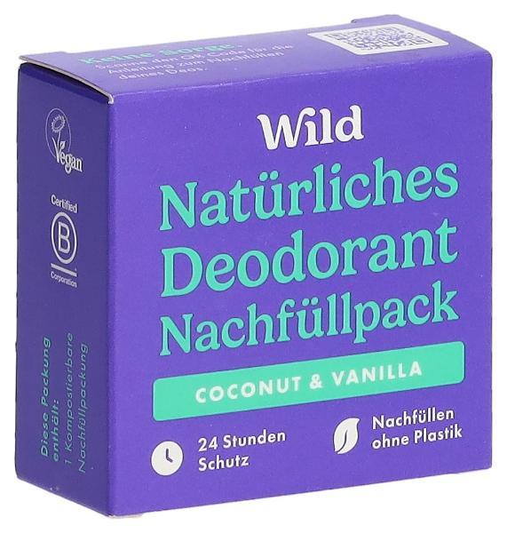 Wild Deodorante Stick Ricarica Coconut Vanilla (40g)