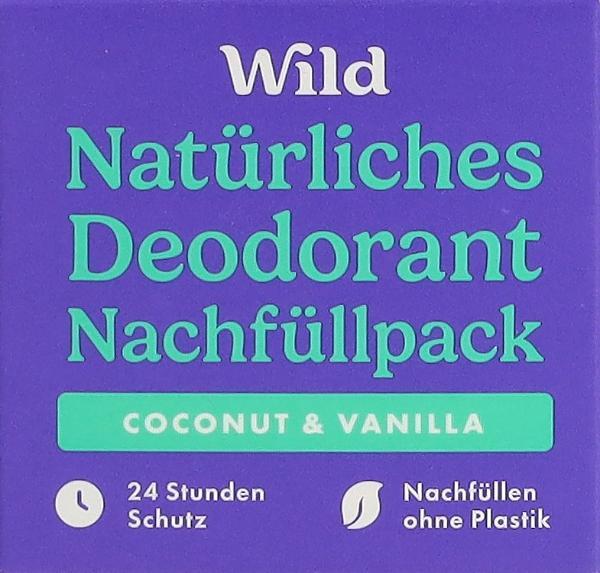 Wild Deodorante Stick Ricarica Coconut Vanilla (40g)