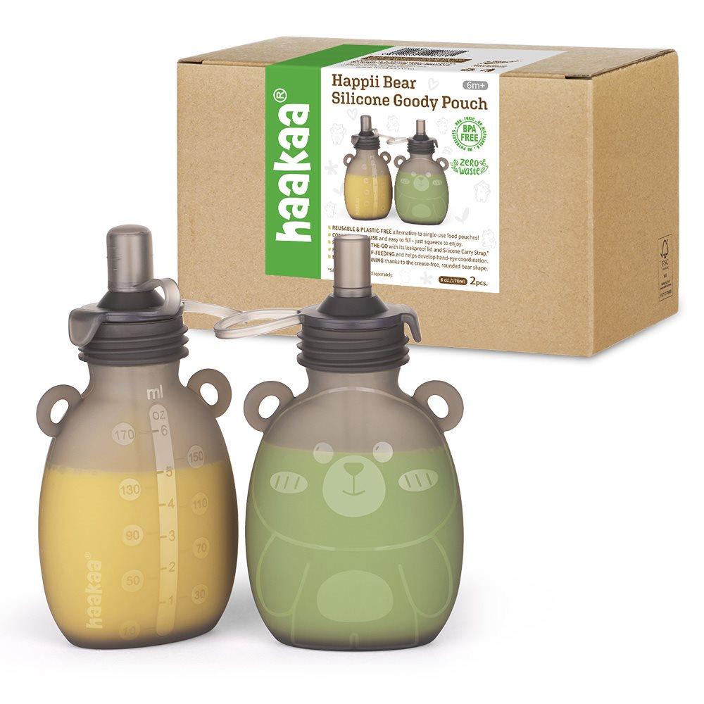 haakaa Quetschies Happy Bear (2 Stk)