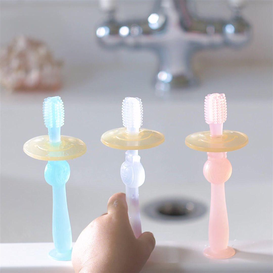 haakaa Spazzolino 360° blu (1 pz)
