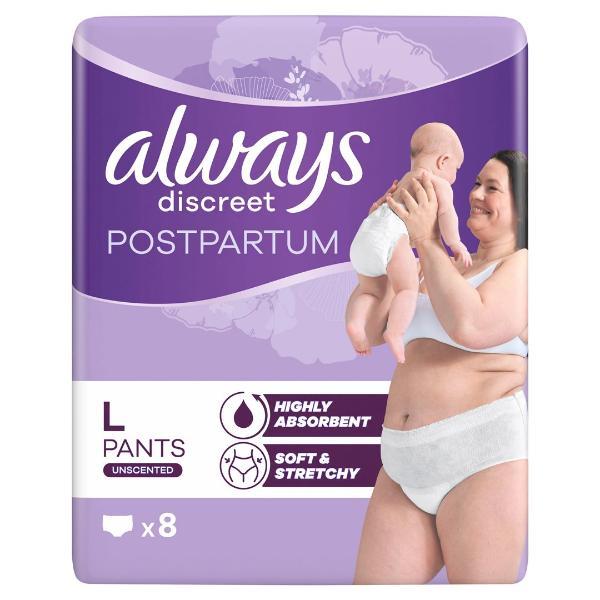 Always Discreet Pants Wochenbett L (8 Stk)