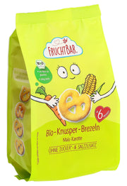 FRUCHTBAR Bio Knusper-Brezeln Mais Karotte (25g)