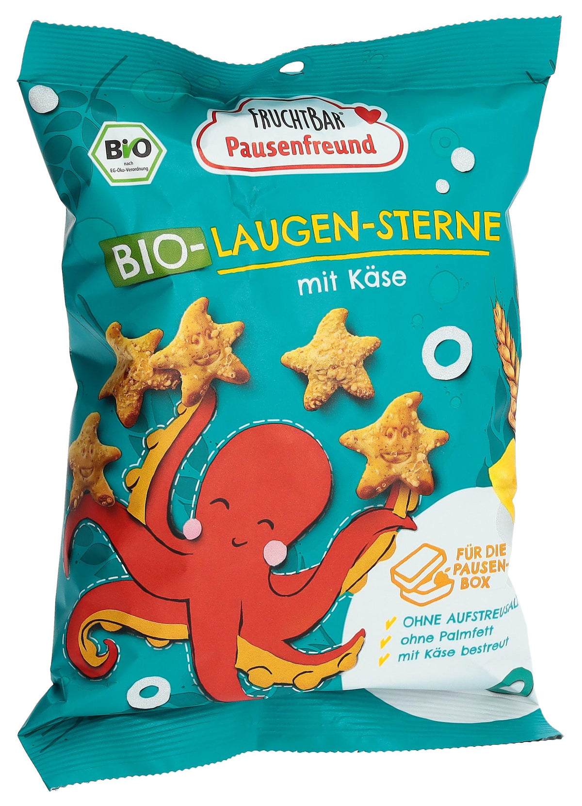 FRUCHTBAR Bio Laugen-Sterne mit Käse (70g)
