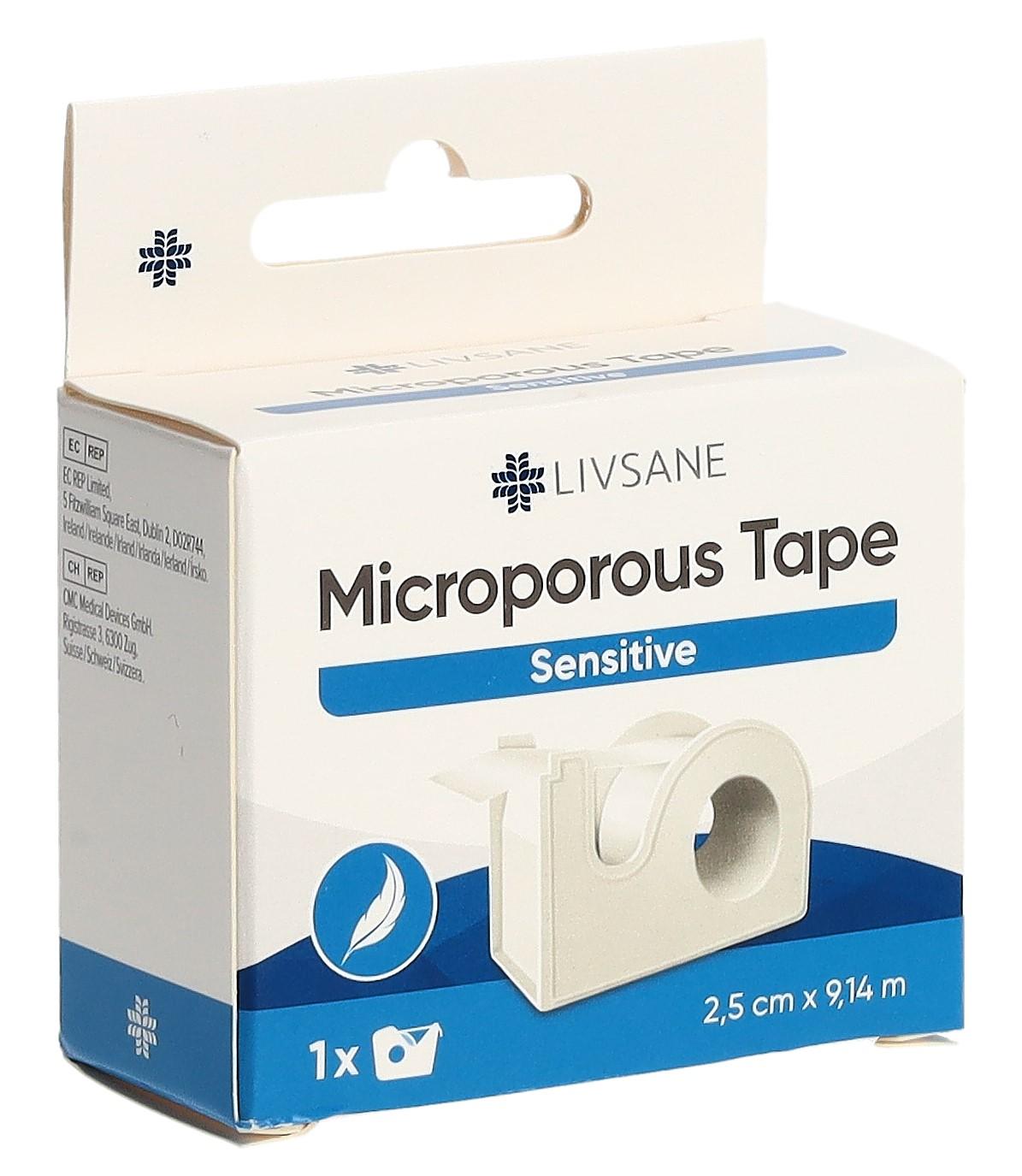 Livsane Vlies-Fixierpflaster 2,5cm x 9,14m (1 Rolle)