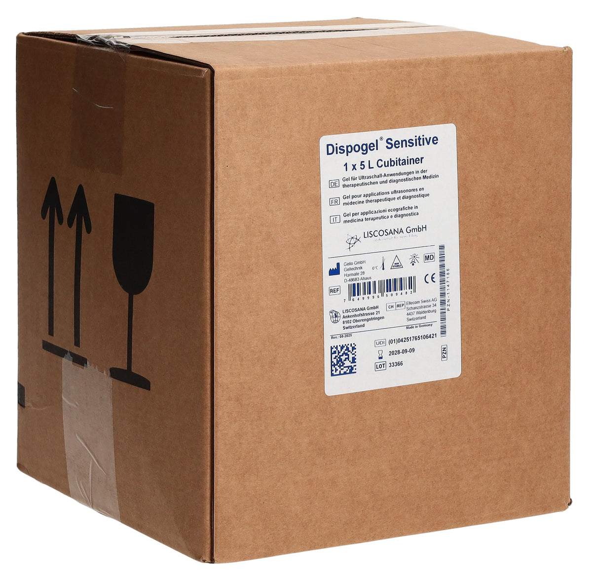 Dispogel Sensitive Ultraschall Gel (5000ml)