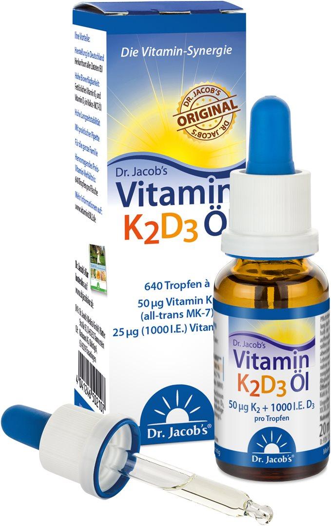 Dr. Jacobs Vitamin K2 D3 Öl (20ml)