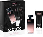 MEXX Black Eau de Toilette da Donna con Gel Doccia (1 Set)