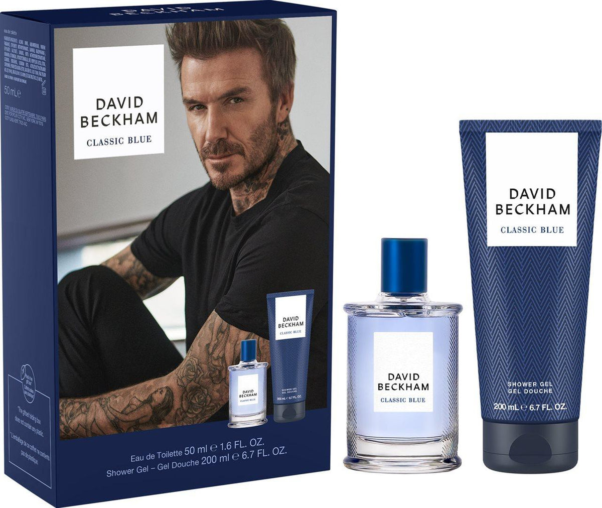 David Beckham Classic Blue Set regalo Eau de Toilette 50ml + Gel doccia 200ml (2 pezzi)