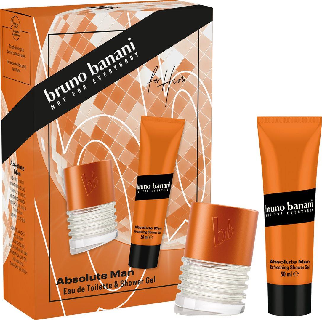Bruno Banani Absolute Man Eau de Toilette mit Duschgel Set (1 Set)