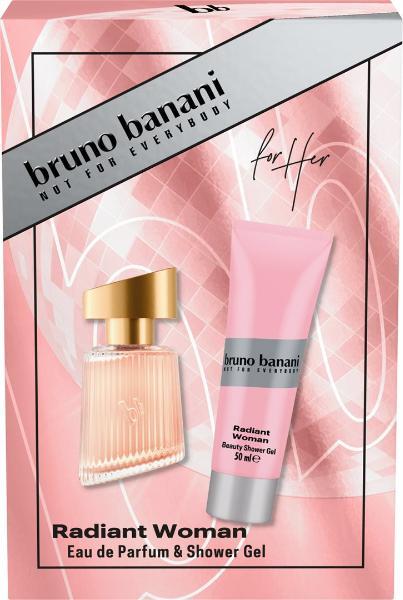 Bruno Banani Radiant Woman Geschenkset Eau de Parfum & Duschgel (30ml + 50ml)