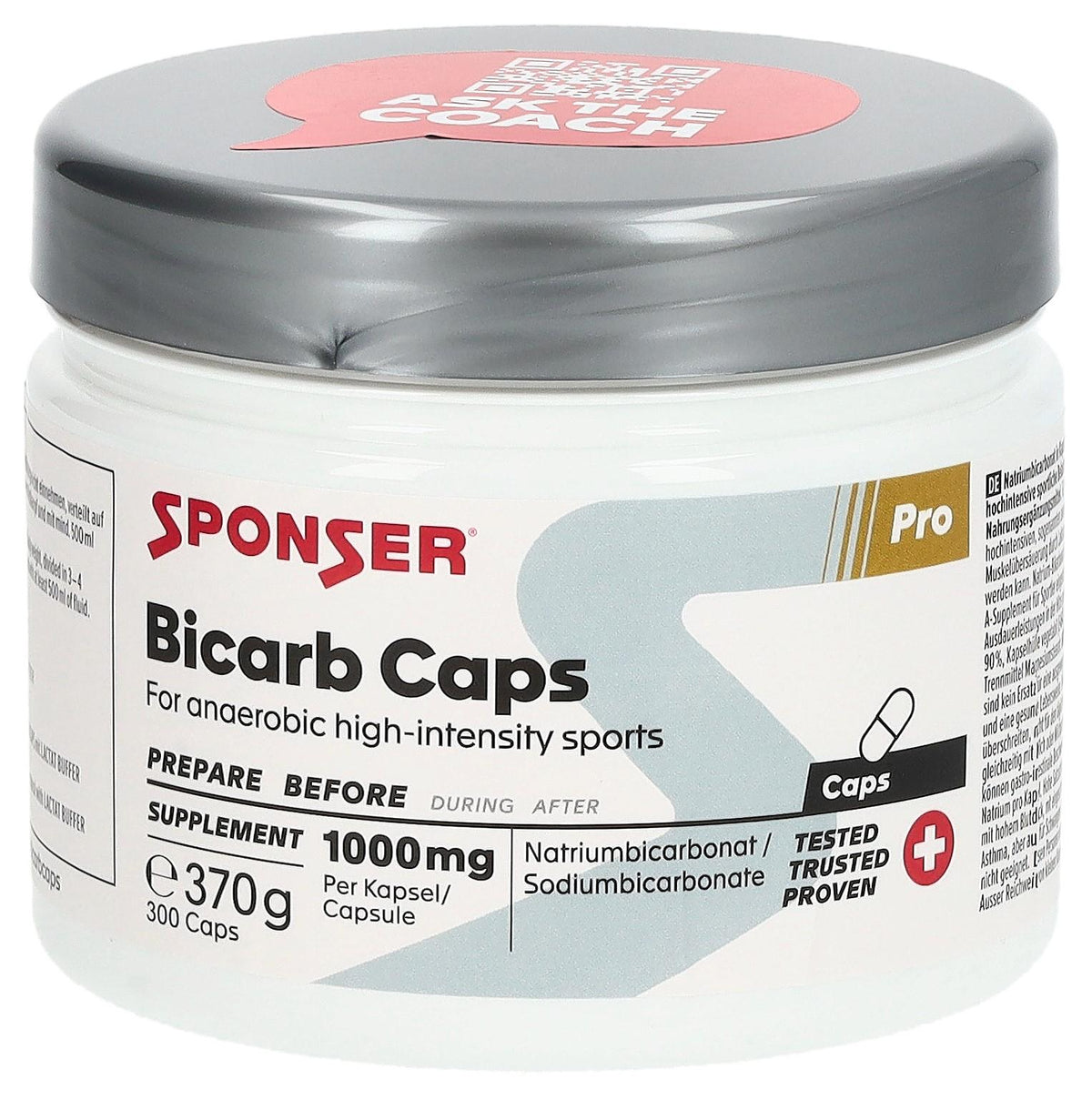 Sponser Bicarb Kapseln (300 Stk)