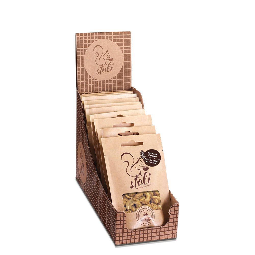 Stoli Cashewnüsse mit Rosmarin (10 x 30g)