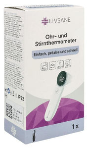 LIVSANE Termometro auricolare e frontale (1 pz)